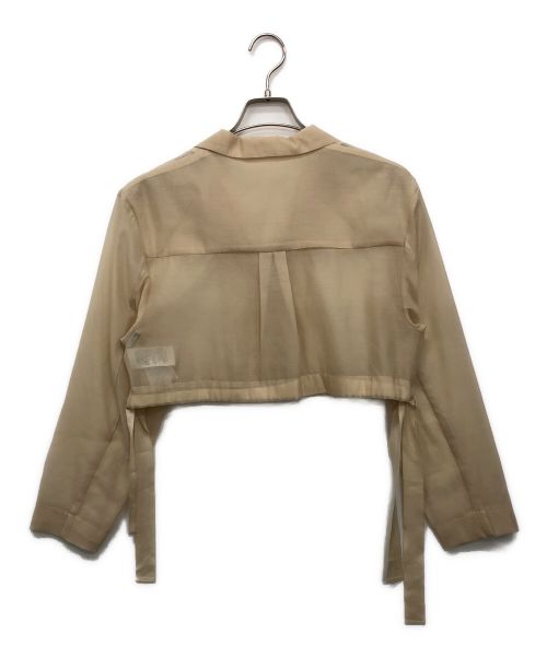 CELFORD（セルフォード）CELFORD (セルフォード) シアーショートジャケット ベージュ サイズ:1の古着・服飾アイテム