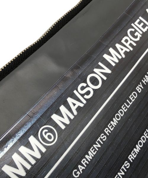 MM6 Maison Margiela（エムエムシックスメゾンマルジェラ）MM6 Maison Margiela (エムエムシックス メゾンマルジェラ) クラッチポーチ ブラックの古着・服飾アイテム