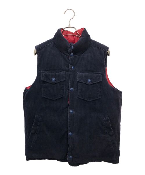 The Duffer of ST.George（ザ ダファーオブセントジョージ）The DUFFER of ST.GEORGE (ザ ダファーオブセントジョージ) リバーシブルダウンベスト ネイビー サイズ:Mの古着・服飾アイテム