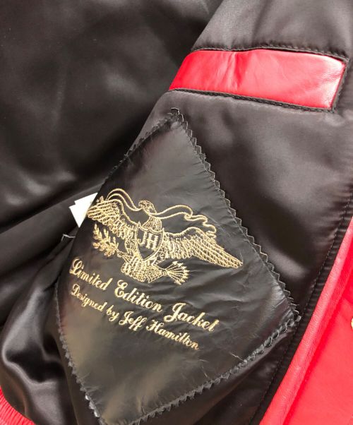 JEFF HAMILTON（ジェフハミルトン）JEFF HAMILTON (ジェフハミルトン) ブルゾン レッド サイズ:Lの古着・服飾アイテム