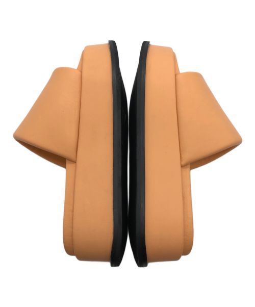 GIULIA TADDEUCCI（ジュリアタデウチ）GIULIA TADDEUCCI (ジュリアタデウチ) プラットフォームサンダル ペールオレンジ サイズ:36の古着・服飾アイテム