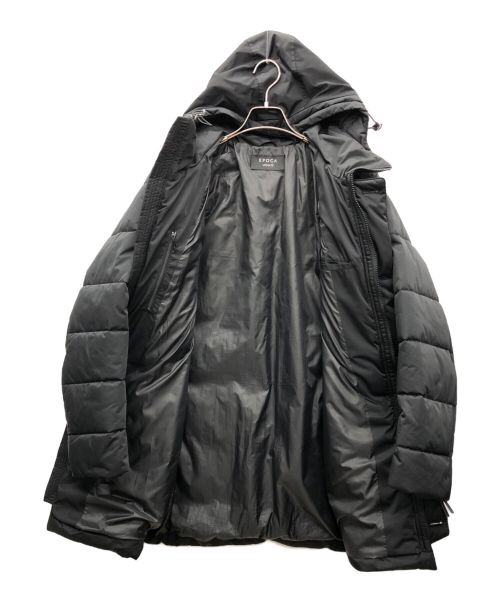 EPOCA UOMO（エポカ ウォモ）EPOCA UOMO (エポカ ウォモ) フーデットミドルブルゾン ブラック サイズ:48の古着・服飾アイテム