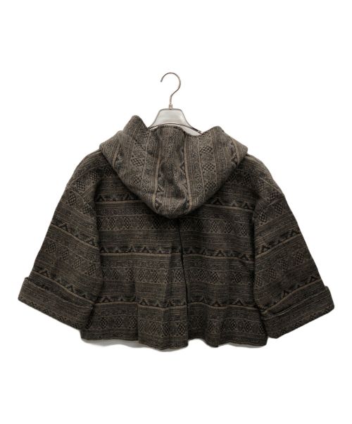 SOIL（ソイル）SOIL (ソイル) ポンチョ グレー サイズ:Fの古着・服飾アイテム