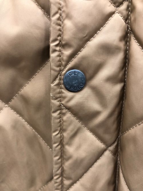 POLO RALPH LAUREN（ポロ・ラルフローレン）POLO RALPH LAUREN (ポロ・ラルフローレン) キルティングジャケット ベージュ サイズ:Mの古着・服飾アイテム