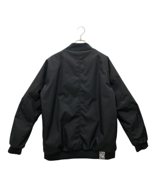 BACK CHANNEL（バックチャンネル）BACK CHANNEL (バックチャンネル) MA-1ジャケット ブラック サイズ:XLの古着・服飾アイテム