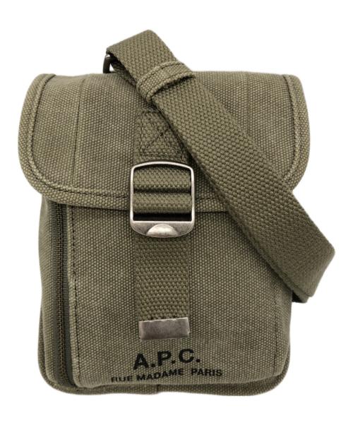 A.P.C.（アーペーセー）A.P.C. (アーペーセー) ショルダーポーチ カーキの古着・服飾アイテム