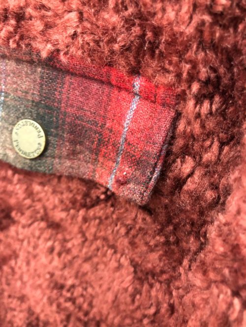 PENDLETON（ペンドルトン）PENDLETON (ペンドルトン) ジップボアジャケット ボルドー サイズ:Mの古着・服飾アイテム