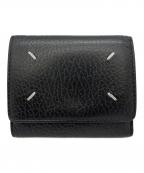 Maison Margielaメゾンマルジェラ）の古着「3つ折り財布」｜ブラック