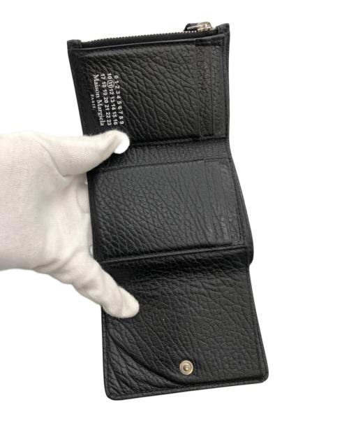 Maison Margiela（メゾンマルジェラ）Maison Margiela (メゾンマルジェラ) 3つ折り財布 ブラックの古着・服飾アイテム