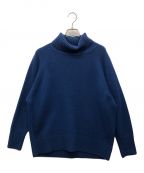 23区 MY STANDARDニジュウサンク）の古着「ウールカシミヤブレンドバルキー タートルネック ニット」｜ブルー