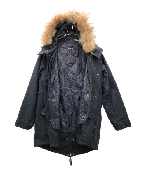 FRED PERRY（フレッドペリー）FRED PERRY (フレッドペリー) ライナー付モッズコート ネイビー サイズ:Mの古着・服飾アイテム