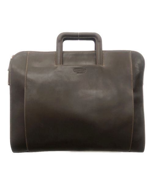 COACH（コーチ）COACH (コーチ) ビジネスバッグ ブラウンの古着・服飾アイテム