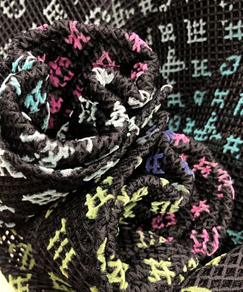 LOUIS VUITTON（ルイ ヴィトン）LOUIS VUITTON (ルイ ヴィトン) グラディエントモノグラムメッシュブルゾン ブラック×グリーン サイズ:50の古着・服飾アイテム