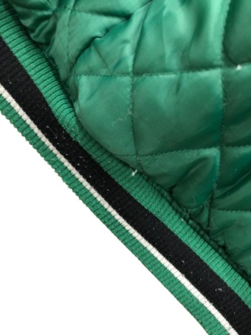 NBA（エヌビーエー）NBA (エヌビーエー) スタジャン グリーン サイズ:Lの古着・服飾アイテム