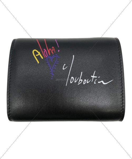 Christian Louboutin（クリスチャン・ルブタン）Christian Louboutin (クリスチャン・ルブタン) 長財布 ブラックの古着・服飾アイテム
