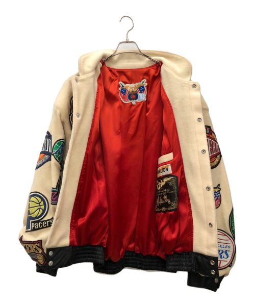 NBA（エヌビーエー）NBA (エヌビーエー) ジャケット アイボリー サイズ:XXLの古着・服飾アイテム