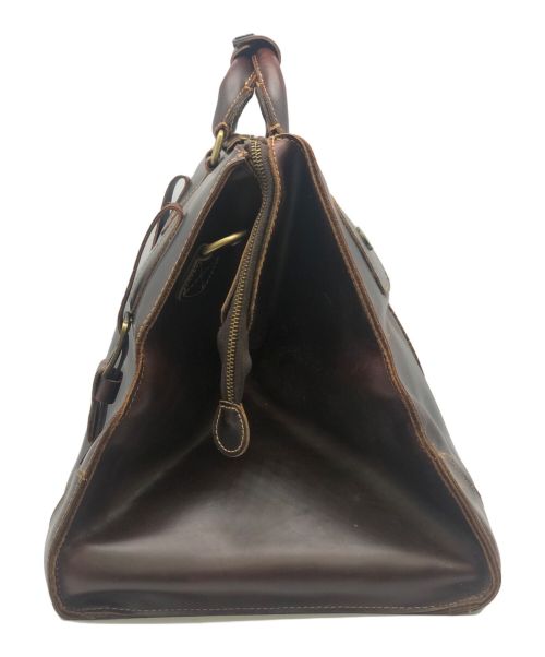 TIDING（タイディング）TIDING (タイディング) レザーボストンバッグ ブラウンの古着・服飾アイテム