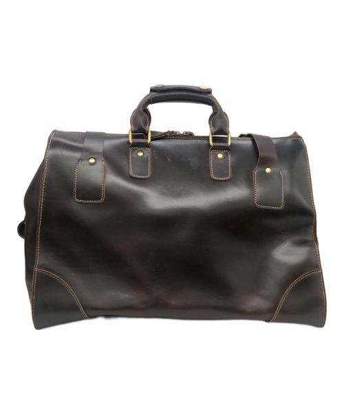 TIDING（タイディング）TIDING (タイディング) レザーボストンバッグ ブラウンの古着・服飾アイテム