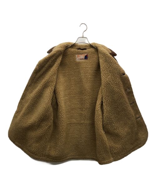 Schott（ショット）Schott (ショット) ムートンコート ブラウン サイズ:40の古着・服飾アイテム
