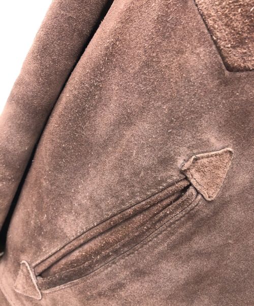 Schott（ショット）Schott (ショット) ムートンコート ブラウン サイズ:40の古着・服飾アイテム