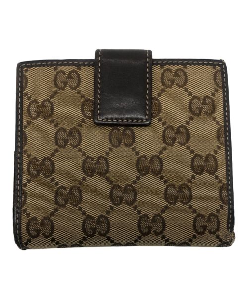 GUCCI（グッチ）GUCCI (グッチ) ラブリーハート Wホック 二つ折り財布の古着・服飾アイテム