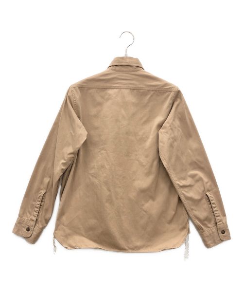 BUZZ RICKSON'S（バズリクソンズ）Buzz Rickson's (バズリクソンズ) ヘリンボーン・ワークシャツ ベージュ サイズ:14-14 1/2の古着・服飾アイテム