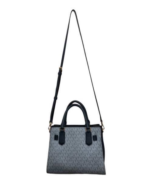 MICHAEL KORS（マイケル・コース）MICHAEL KORS (マイケルコース) HAMILTON（ハミルトン）サッチェル スモール  ブルーの古着・服飾アイテム