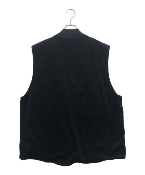 MARKA（マーカ）MARKA (マーカ) オーガニックコットン8Wコーデュロイ / ワーカーズベスト ブラック サイズ:3の古着・服飾アイテム