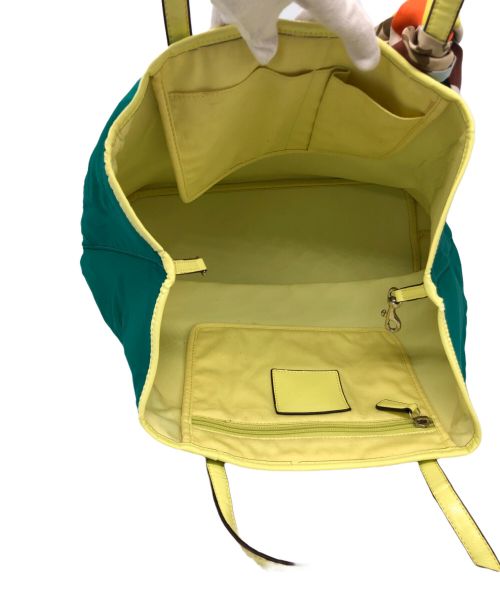 COACH（コーチ）COACH (コーチ) パーク メトロ ネオプレーン トート グリーンの古着・服飾アイテム