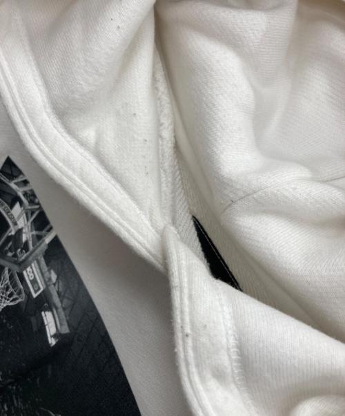 NIKE JORDAN BRAND（ナイキ ジョーダン ブランド）NIKE JORDAN BRAND (ナイキ ジョーダン ブランド) プルオーバーパーカー ホワイト サイズ:Lの古着・服飾アイテム