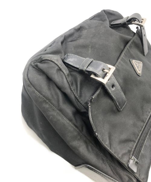 PRADA（プラダ）PRADA (プラダ) メッセンジャーバッグ ブラックの古着・服飾アイテム
