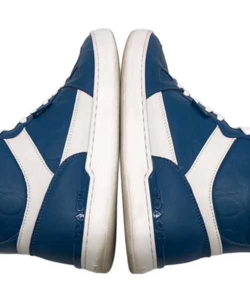 COACH（コーチ）COACH (コーチ) ハイカットスニーカー ブルー サイズ:42の古着・服飾アイテム