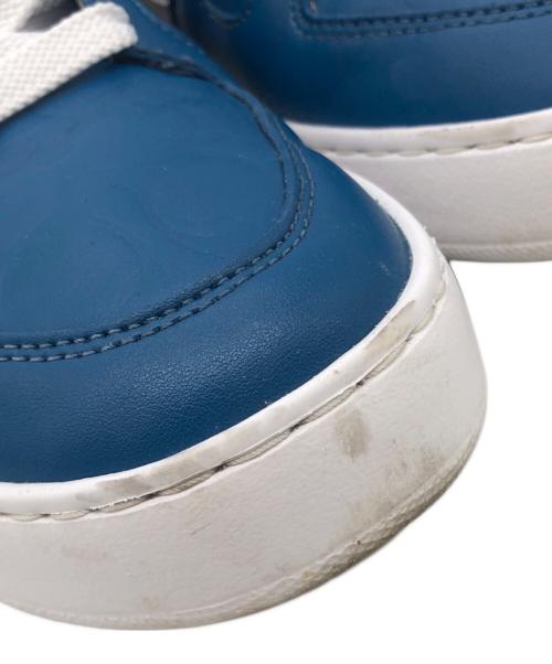 COACH（コーチ）COACH (コーチ) ハイカットスニーカー ブルー サイズ:42の古着・服飾アイテム