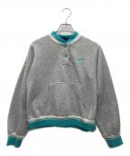 NIKEナイキ）の古着「スナップボタンスウェット」｜グレー