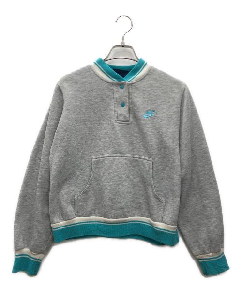 NIKE（ナイキ）NIKE (ナイキ) スナップボタンスウェット グレー サイズ:Mの古着・服飾アイテム