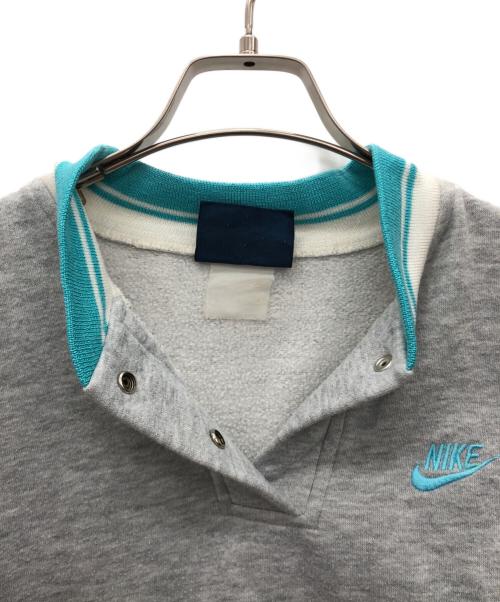 NIKE（ナイキ）NIKE (ナイキ) スナップボタンスウェット グレー サイズ:Mの古着・服飾アイテム