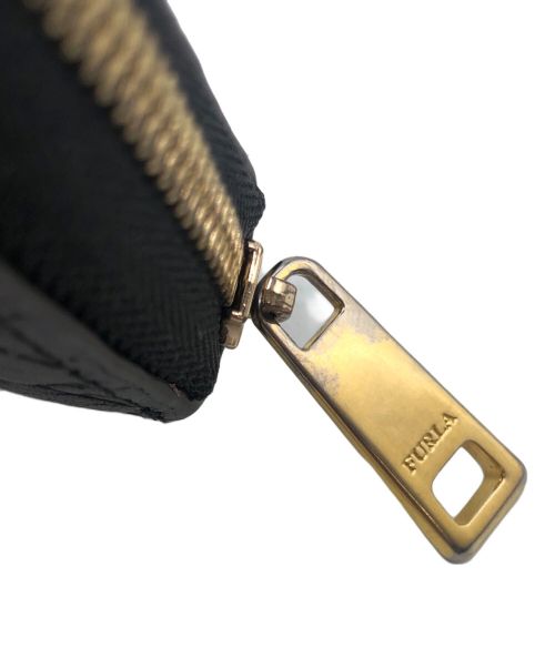 FURLA（フルラ）FURLA (フルラ) ラウンドファスナー財布 ブラックの古着・服飾アイテム