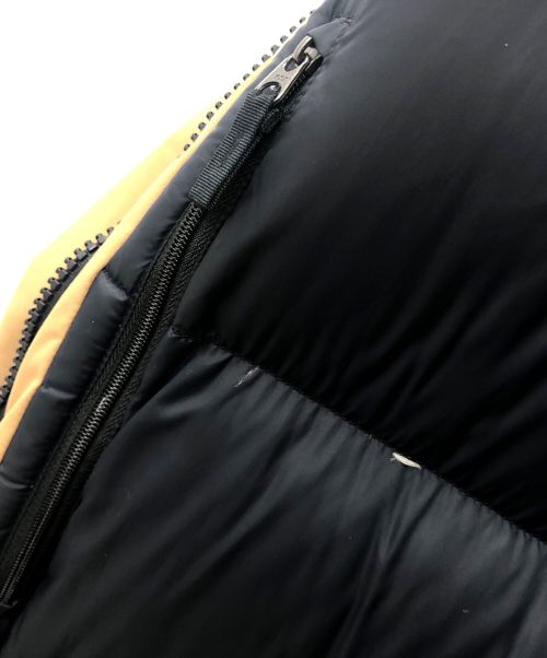 THE NORTH FACE（ザ ノース フェイス）THE NORTH FACE (ザ ノース フェイス) ダウンコート キャメル×ブラック サイズ:Mの古着・服飾アイテム