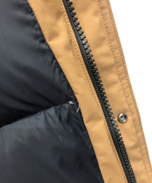 THE NORTH FACE（ザ ノース フェイス）THE NORTH FACE (ザ ノース フェイス) ダウンコート キャメル×ブラック サイズ:Mの古着・服飾アイテム
