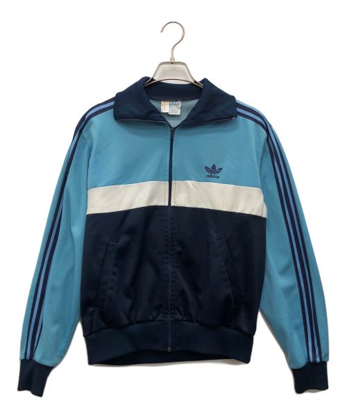 adidas（アディダス）adidas (アディダス) トラックジャケット サックスブルー×ネイビー サイズ:フランス：174の古着・服飾アイテム