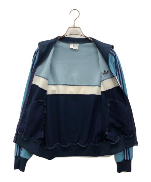 adidas（アディダス）adidas (アディダス) トラックジャケット サックスブルー×ネイビー サイズ:フランス：174の古着・服飾アイテム
