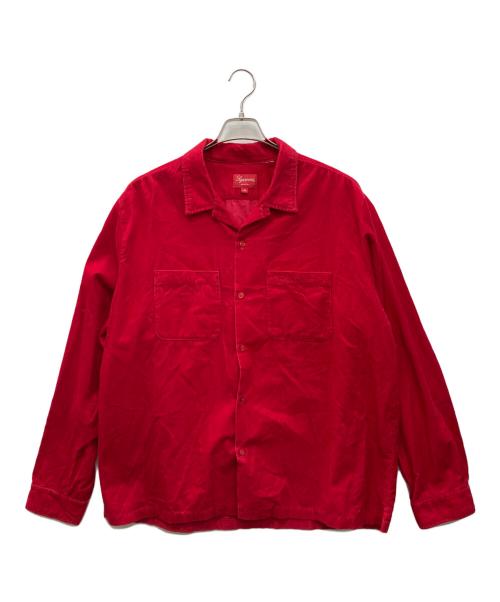 SUPREME（シュプリーム）Supreme (シュプリーム) コーデュロイシャツ レッド サイズ:XLの古着・服飾アイテム