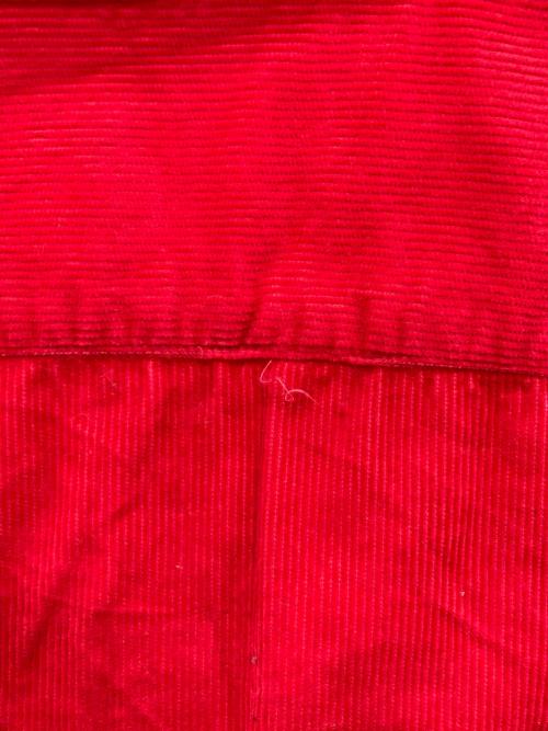 SUPREME（シュプリーム）Supreme (シュプリーム) コーデュロイシャツ レッド サイズ:XLの古着・服飾アイテム