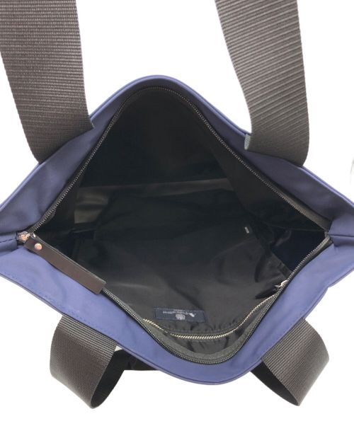 Aquascutum（アクアスキュータム）Aquascutum (アクアスキュータム) レイントートバッグ ネイビーの古着・服飾アイテム