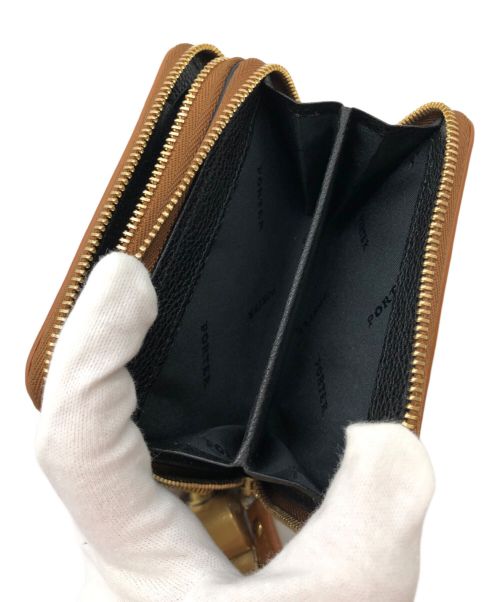 PORTER（ポーター）PORTER (ポーター) DUO PURSE ブラウンの古着・服飾アイテム