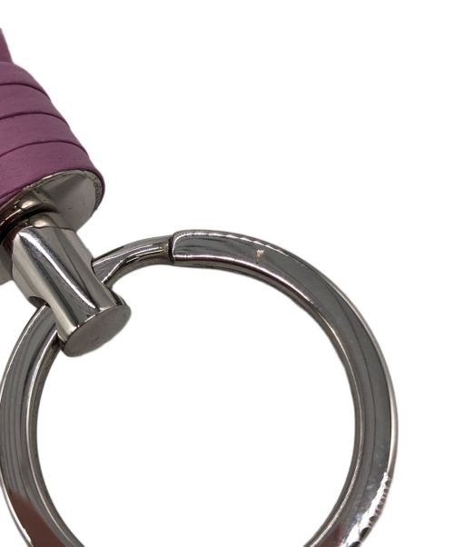 BOTTEGA VENETA（ボッテガベネタ）BOTTEGA VENETA (ボッテガベネタ) キーリング パープルの古着・服飾アイテム