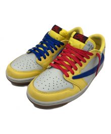 Travis Scott×NIKE（トラヴィススコット×ナイキ）の古着「Women's Air Jordan 1 Retro Low OG "Canary"」｜イエロー×グレー