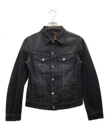 NUDIE JEANS（ヌーディー・ジーンズ）の古着「デニムジャケット」｜ブラック