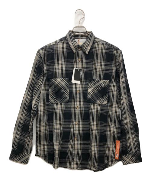 NUDIE JEANS（ヌーディー・ジーンズ）NUDIE JEANS (ヌーディー・ジーンズ) 長袖シャツ ブラック サイズ:XS 未使用品の古着・服飾アイテム