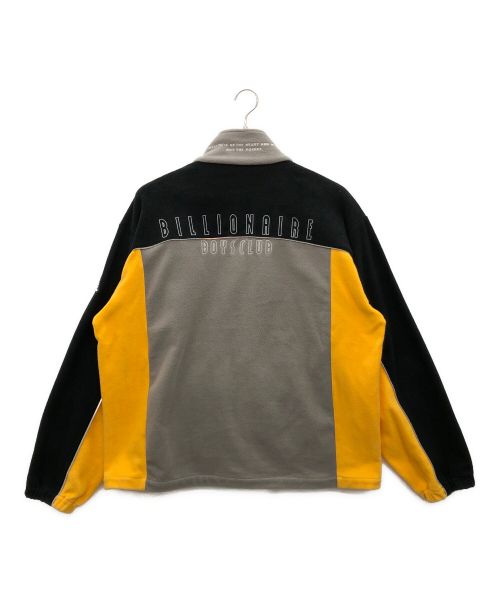 BILLIONAIRE BOYS CLUB（ビリオネアボーイズクラブ）BILLIONAIRE BOYS CLUB (ビリオネアボーイズクラブ) フリースジャケット ブラック×イエロー サイズ:XLの古着・服飾アイテム